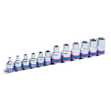 Набор торцевых головок 1/2"&3/8", TORX Е-стандарт, Е4-Е20, 12 предметов KING TONY 7113PR #2