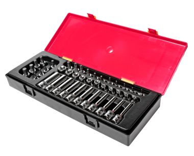 НАБОР ГОЛОВОК ТОРЦЕВЫХ 3/8" TORX,HEX 41 ПРЕДМЕТ В КЕЙСЕ JTC-K3411