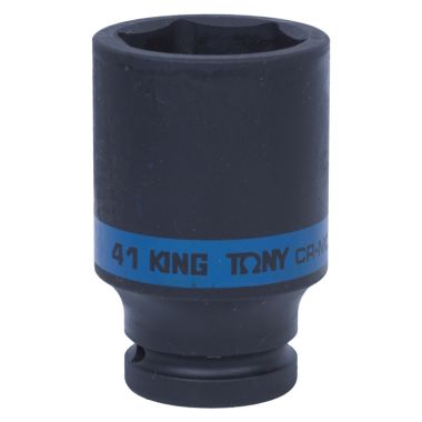 ГОЛОВКА ТОРЦЕВАЯ УДАРНАЯ ГЛУБОКАЯ ШЕСТИГРАННАЯ 3/4", 41 ММ KING TONY 643541M