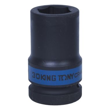 ГОЛОВКА ТОРЦЕВАЯ УДАРНАЯ ГЛУБОКАЯ ШЕСТИГРАННАЯ 1", 30 ММ KING TONY 843530M